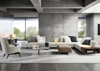 Minotti Ausstellungsraum bei Artopia Genf: Ein Meisterwerk des italienischen Designs