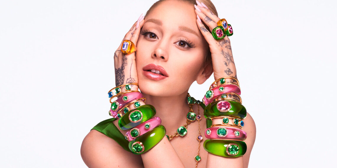 Ariana Grande in der Frühjahr-Sommer-Kampagne von Swarovski